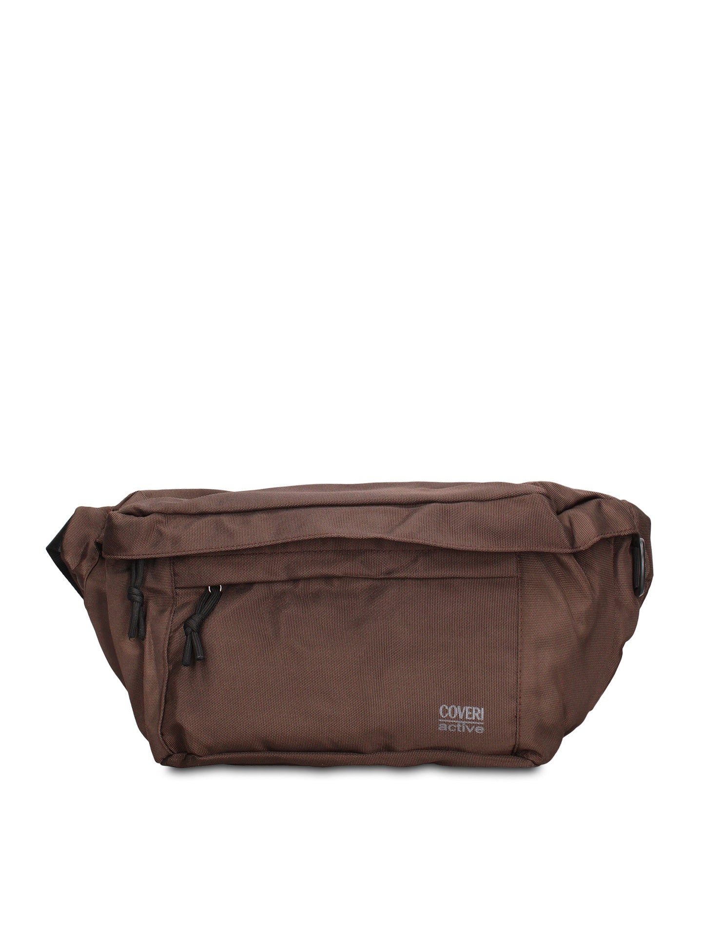 Marsupio in 100% Pu Vegan Leather Marrone Scuro