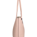 Borsa a Spalla in Pelle Vegana Cipria