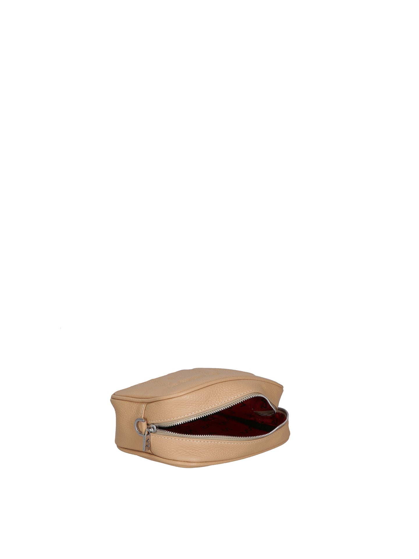 Borsa a Tracolla in Dollaro Leather Sabbia