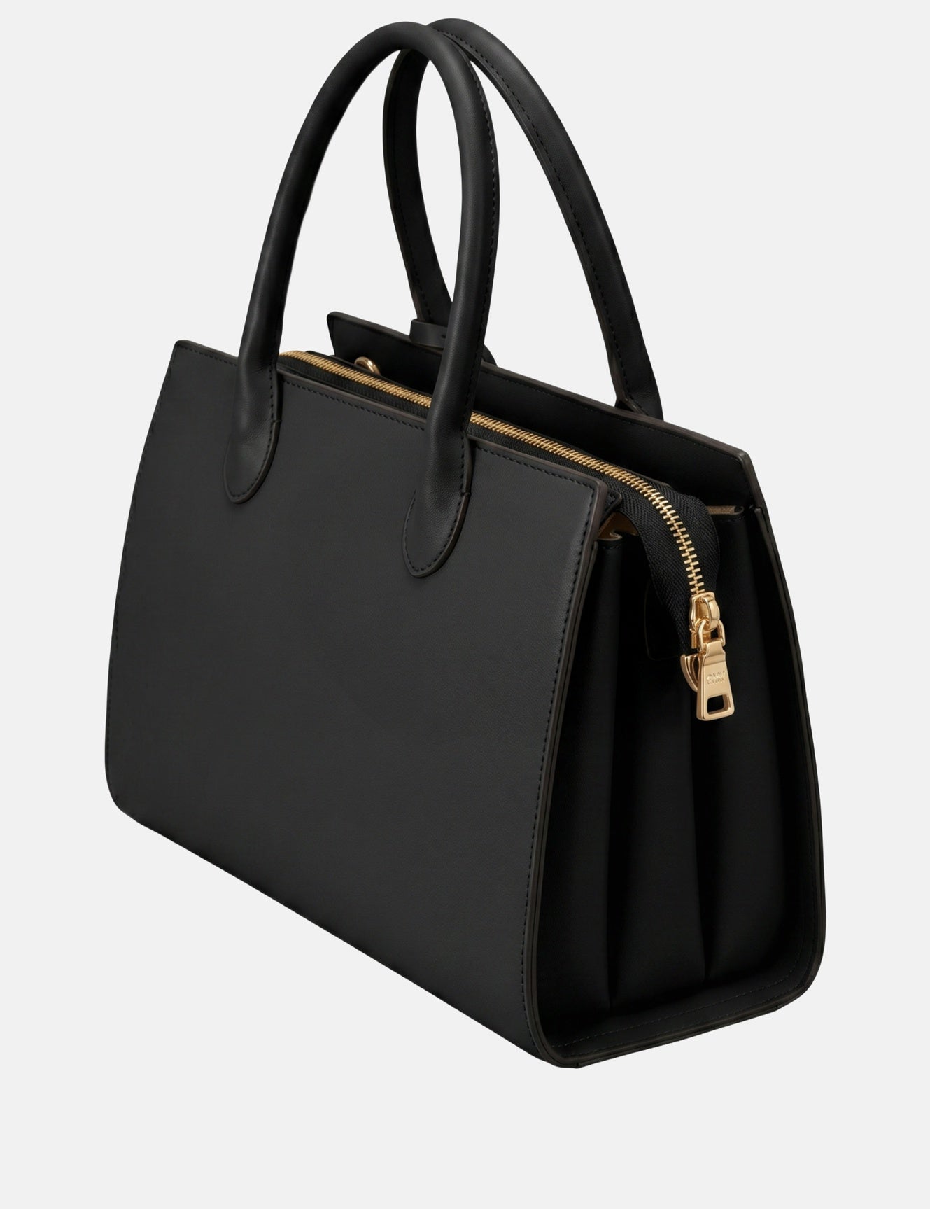 Borsa a mano in Pelle Vegana Nero