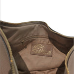 Borsa a Tracolla in Dollaro Leather Beige Scuro