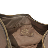 Borsa a Tracolla in Dollaro Leather Beige Scuro