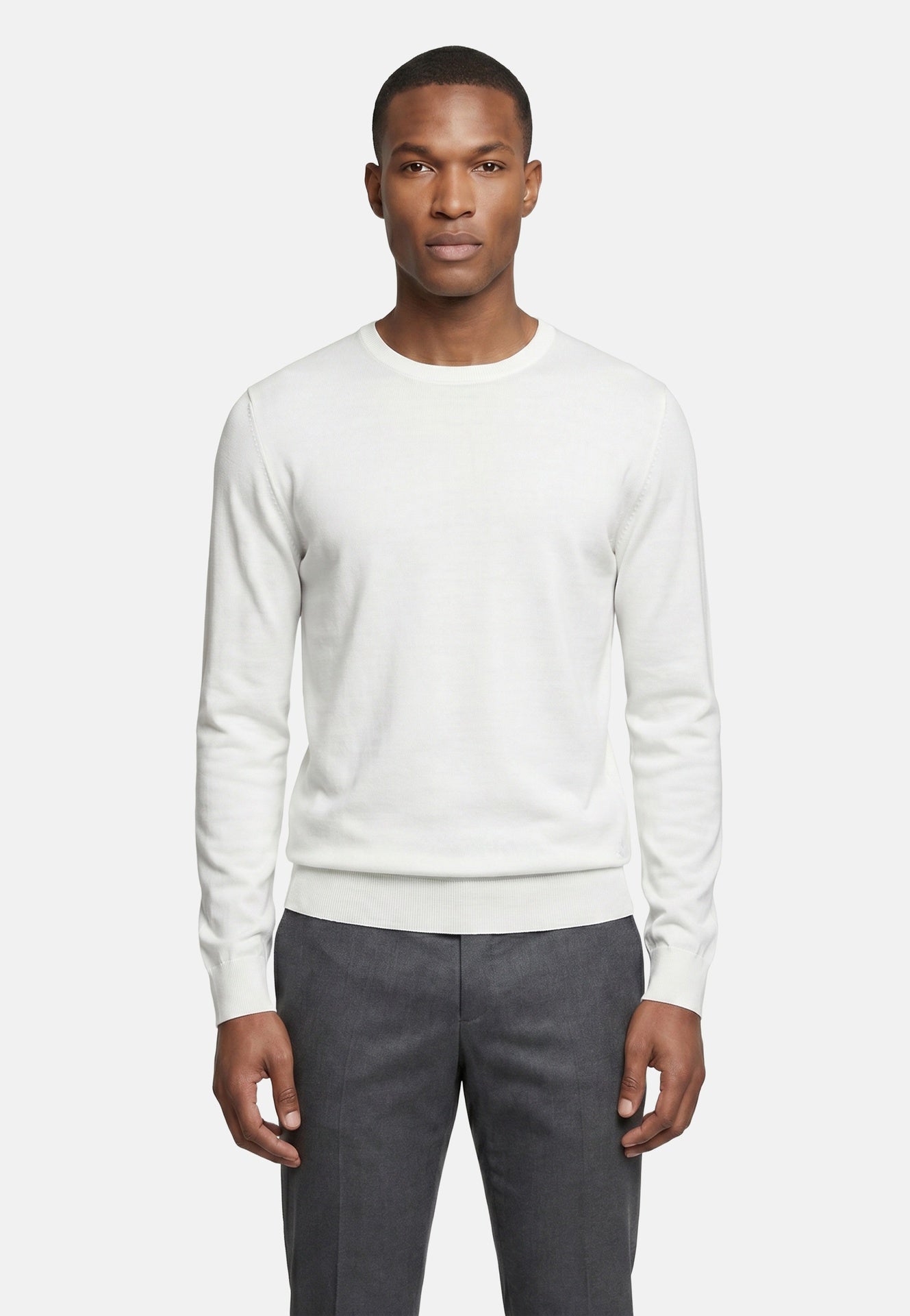 T-shirt in Cotone Bianco Navigare