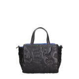 Borsa a mano CUSTO - Nero e Blu