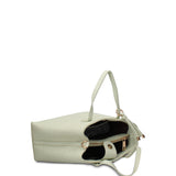 Borsa a Mano in Pelle Vegana Verde Acqua