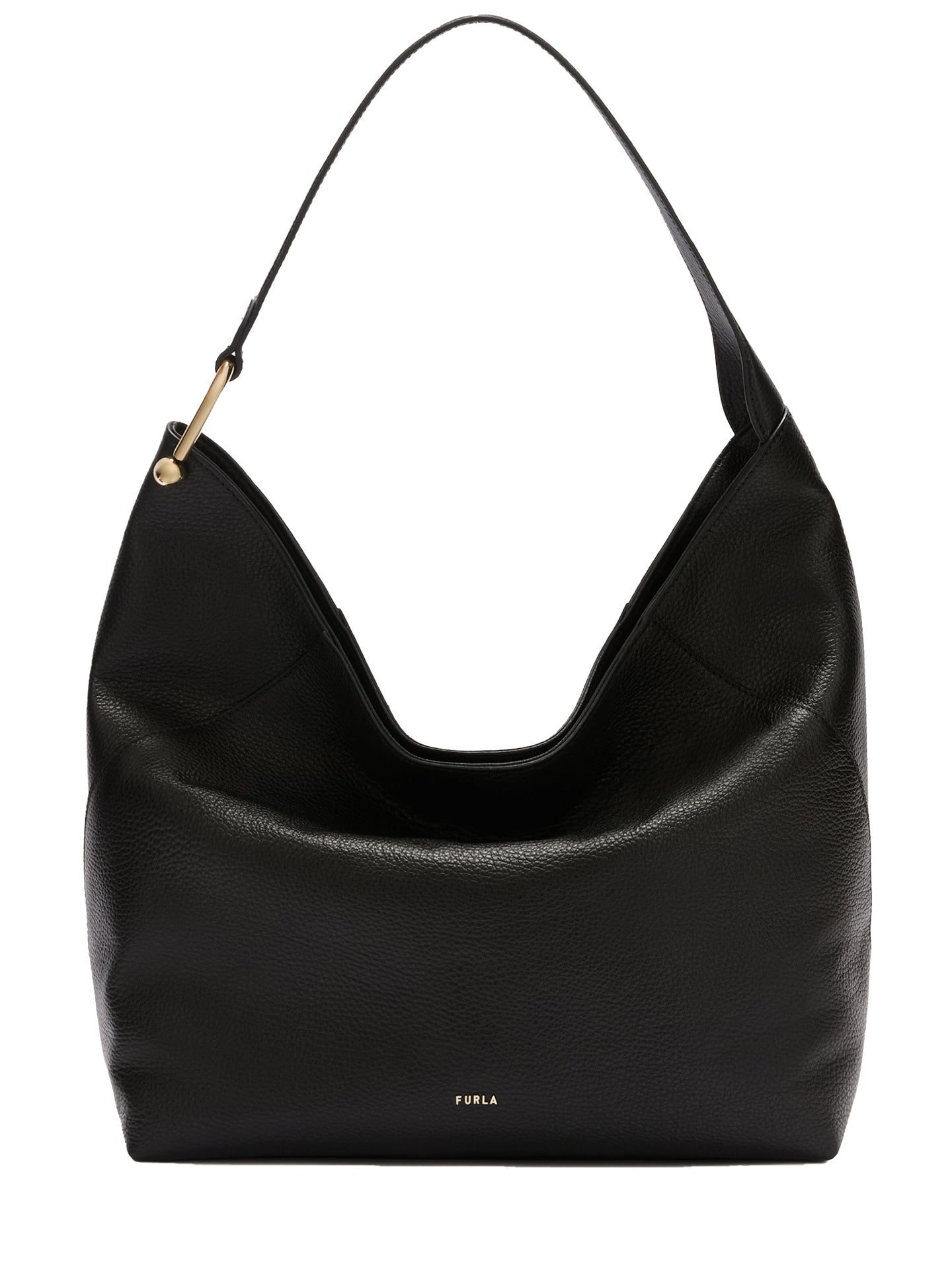 Borsa a Spalla in Pelle Nero Furla