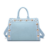 Borsa Shopper in Pelle Vegana Blu