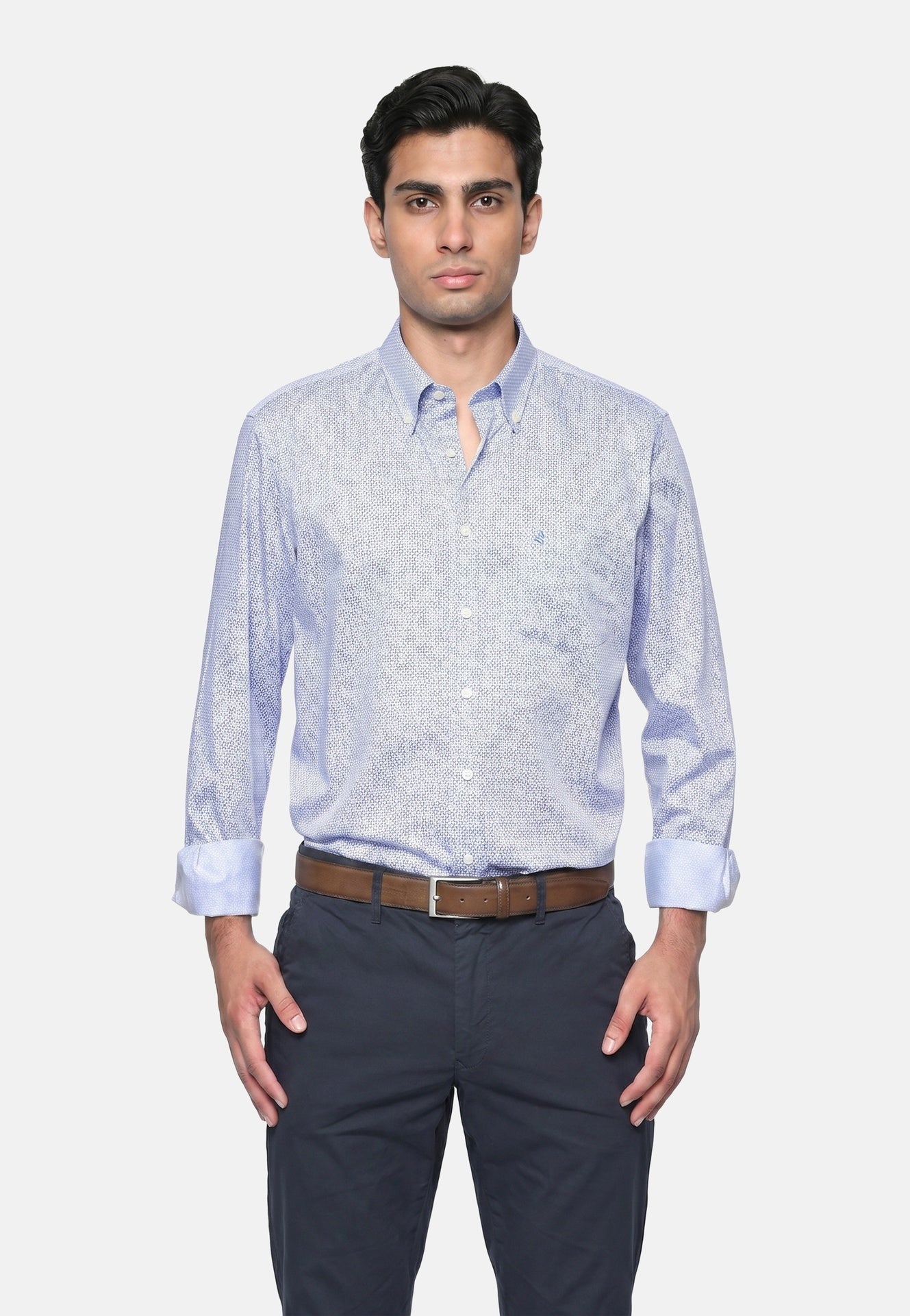 Camicia in Cotone Carta Di Zucchero Navigare