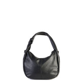 Borsa a Spalla in Vera Pelle Nero