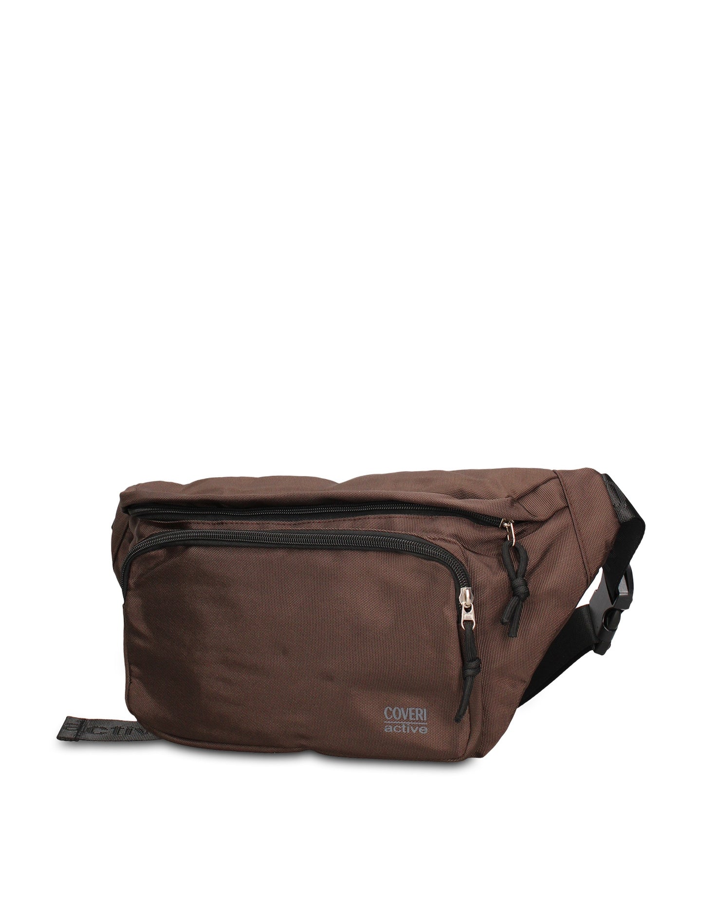 Marsupio in 100% Pu Vegan Leather Marrone Scuro