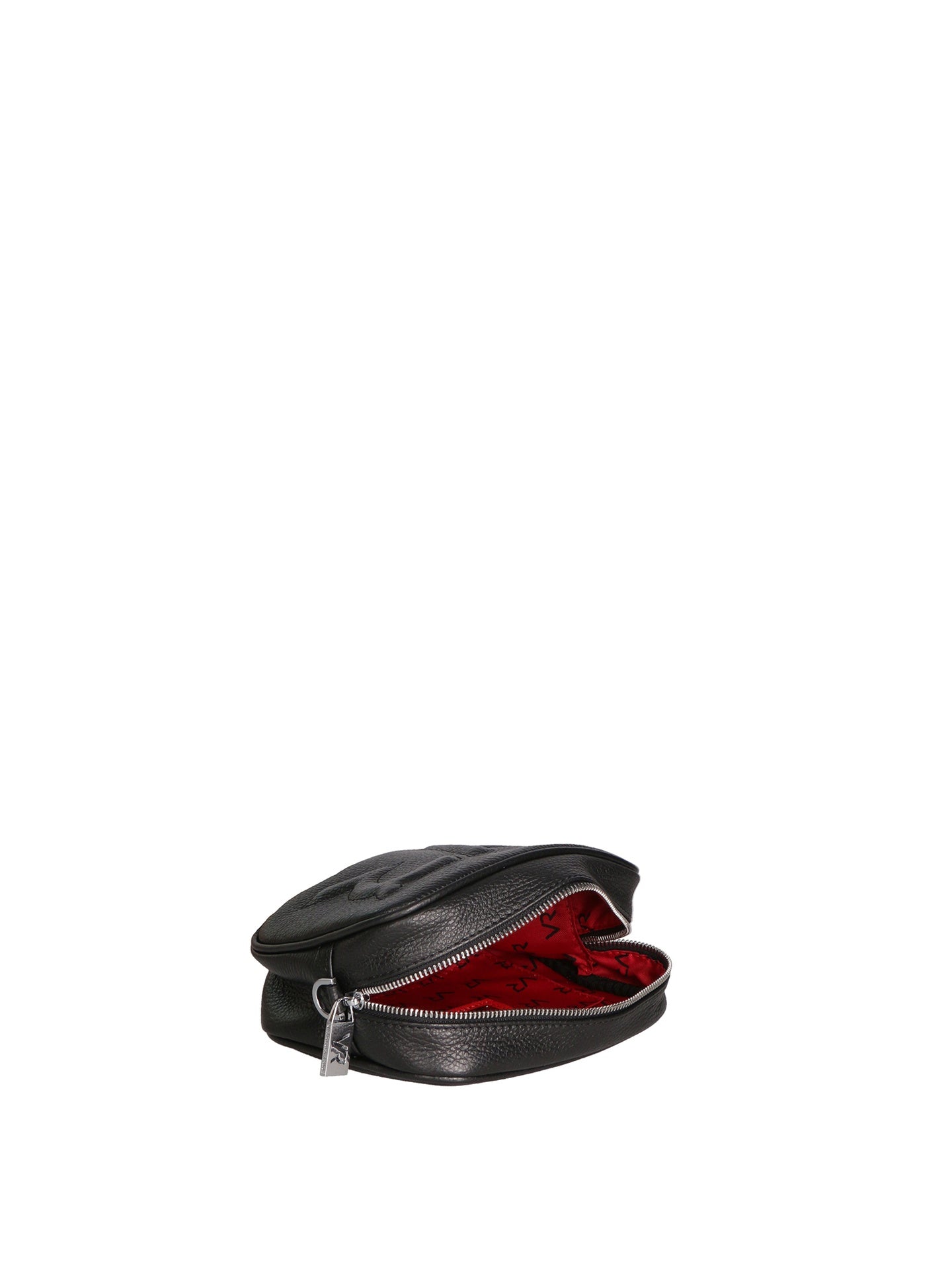 Borsa a Tracolla in Dollaro Leather Nero
