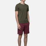 Pantaloncino in Cotone Vino