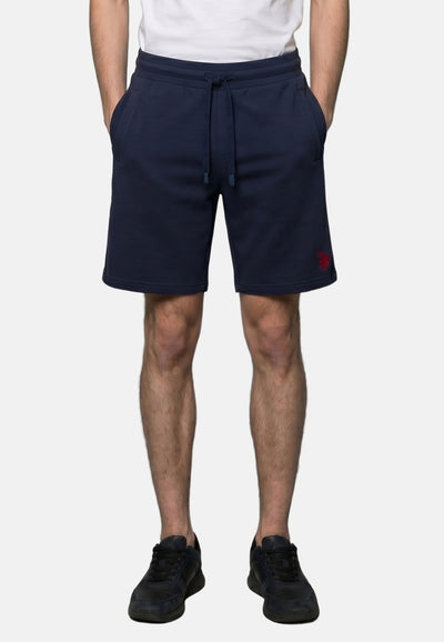 Pantaloncino in Cotone Blu Navy