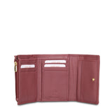 Portafoglio in Vera Pelle Rosa Antico