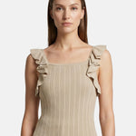 Vestito in Viscosa Beige Roberta Rossi