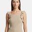 Vestito in Viscosa Beige Roberta Rossi