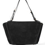 Borsa a Spalla in Vera Pelle Nero Chiara Ferretti