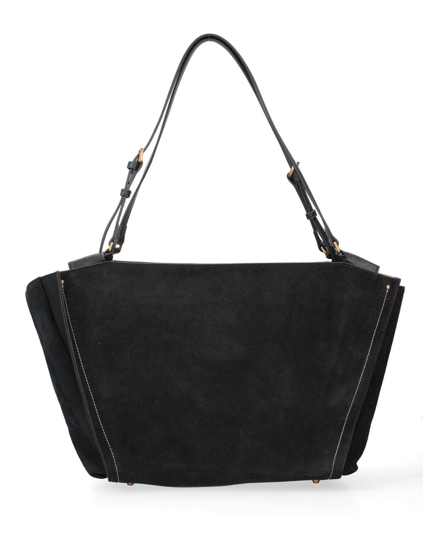 Borsa a Spalla in Vera Pelle Nero Chiara Ferretti