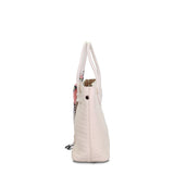 Borsa a Mano in Pelle Vegana Bianco