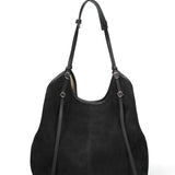 Borsa a Spalla in Vera Pelle Nero