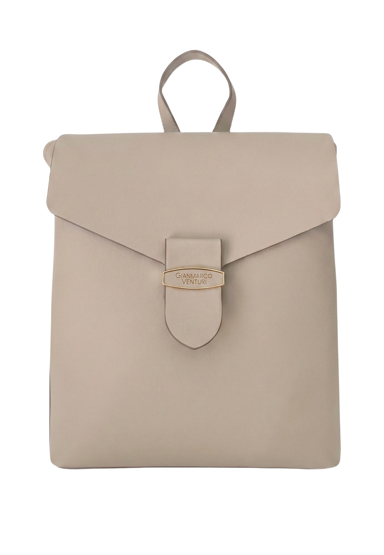 Zaino in Pelle Vegana Beige GianMarco Venturi