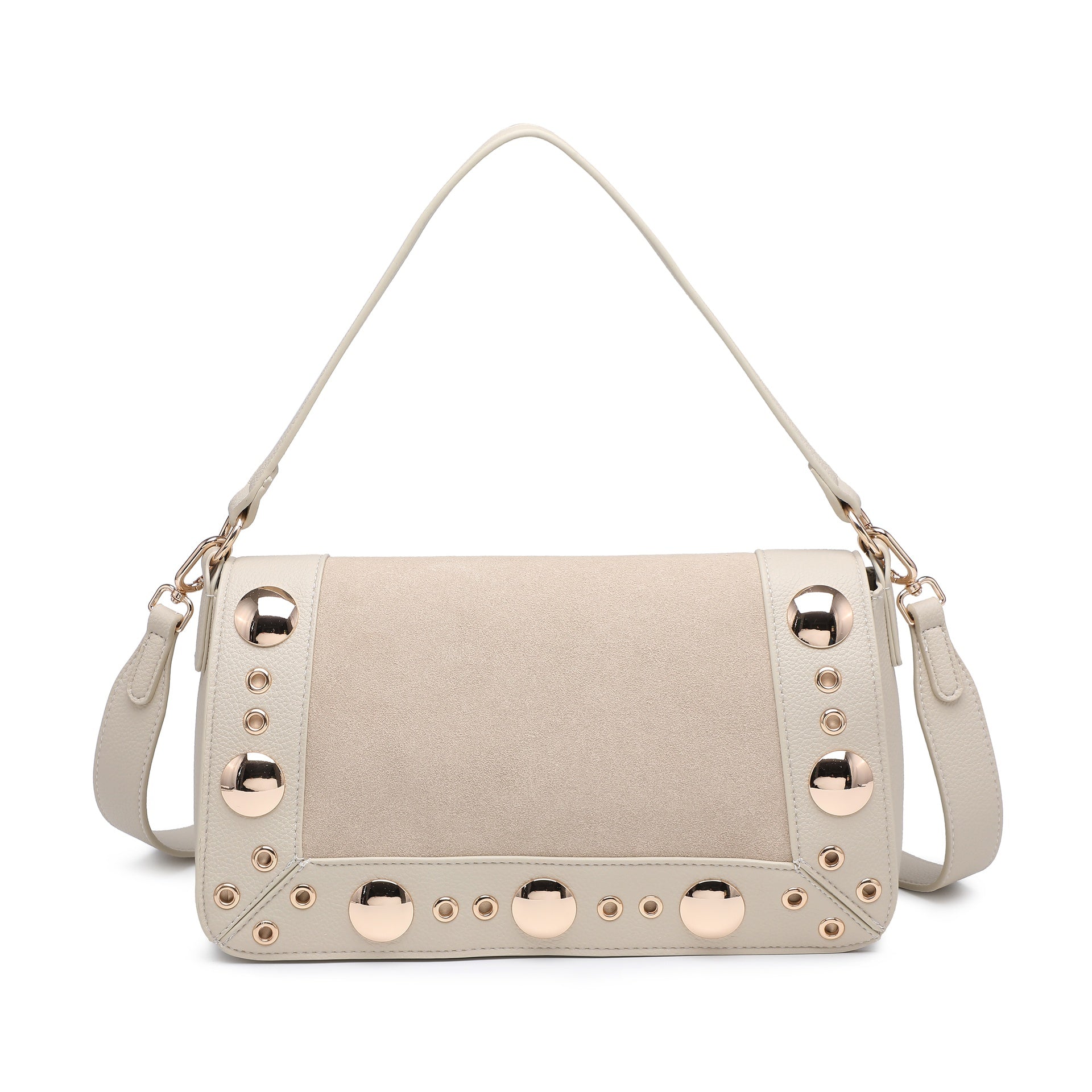 Borsa a Tracolla in Pelle Vegana Beige