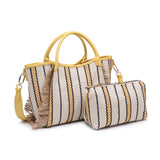 Borsa Shopper in Cotone Giallo