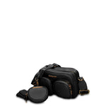 Borsa a Tracolla in Pelle Vegana Nero Pierre Cardin