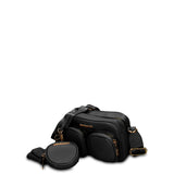 Borsa a Tracolla in Pelle Vegana Nero Pierre Cardin