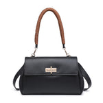 Borsa a Mano in Polyurethane Nero