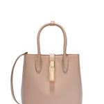 Borsa a Mano in Pelle Palmellato Rosa Furla