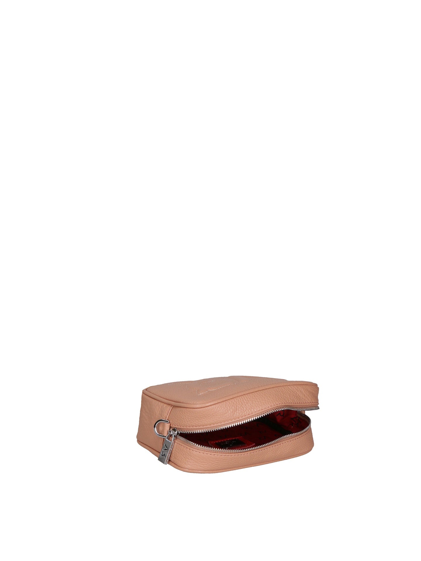 Borsa a Tracolla in Dollaro Leather Rosa