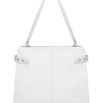 Borsa a Spalla in Pelle Vegana Bianco Pierre Cardin
