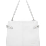 Borsa a Spalla in Pelle Vegana Bianco Pierre Cardin