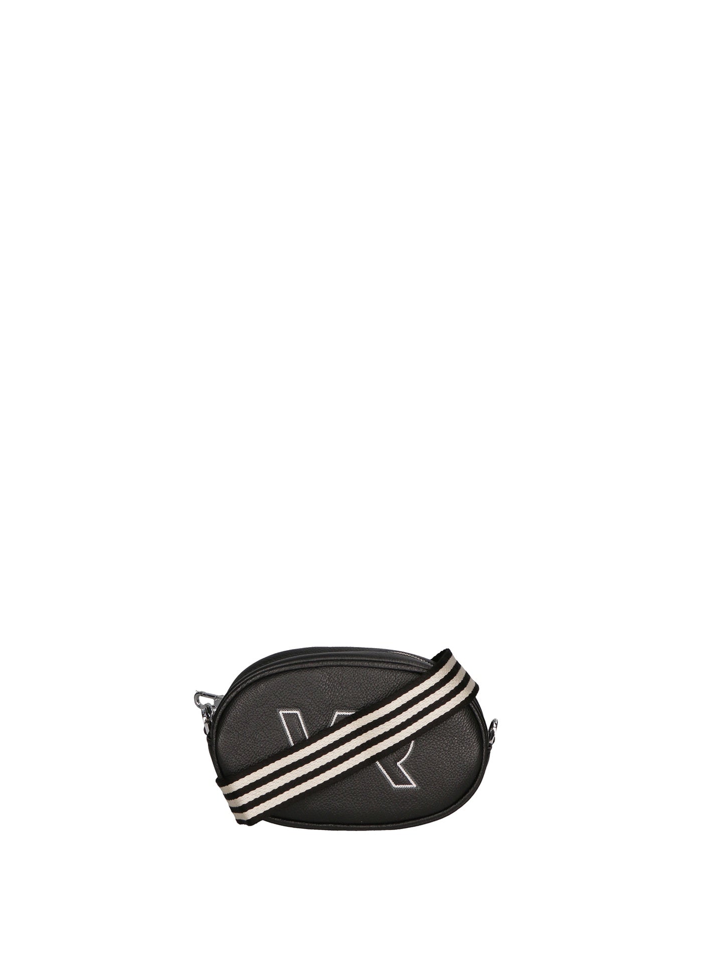 Borsa a Tracolla in Dollaro Leather Nero