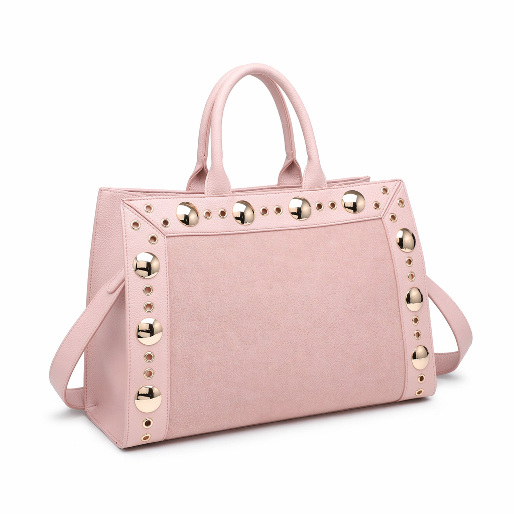 Borsa Shopper in Pelle Vegana Rosa
