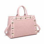 Borsa Shopper in Pelle Vegana Rosa