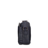 Borsa a Tracolla in 100% Pu Vegan Leather Blu Scuro