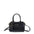 Borsa a Bauletto in Vera Pelle Nero Pierre Cardin