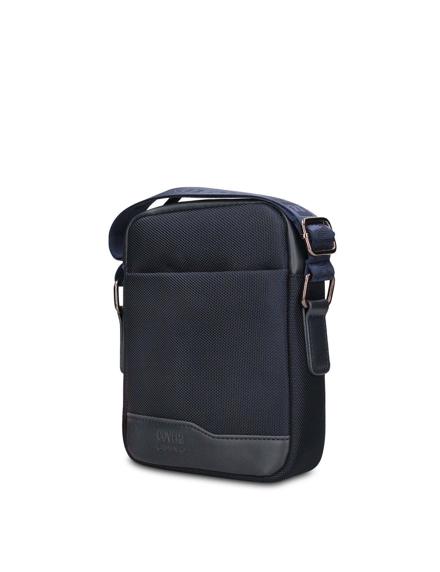 Borsa a Tracolla in 100% Pu Vegan Leather Blu