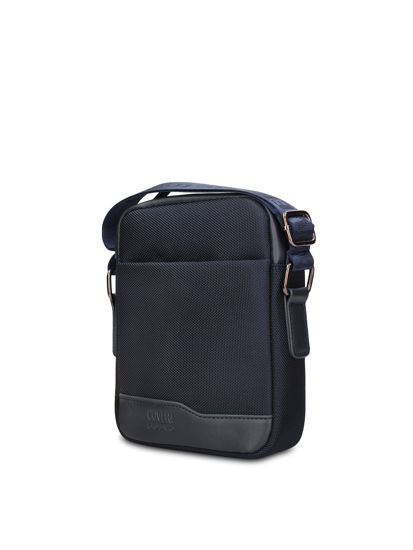 Borsa a Tracolla in 100% Pu Vegan Leather Blu
