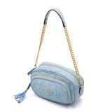 Borsa A Tracolla da donna ALV - Blu Chiaro