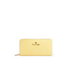 Portafoglio Donna in Vera Pelle Giallo Braccialini
