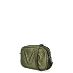 Borsa a Tracolla in Genuine Printed Suede Leather Verde