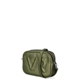 Borsa a Tracolla in Genuine Printed Suede Leather Verde