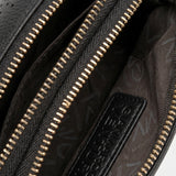 Borsa a tracolla in Pelle Vegana Nero