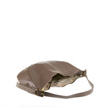 Borsa a Spalla in Vera Pelle Taupe