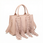 Borsa a Mano in Polyurethane Rosa