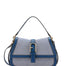Borsa a Mano in Canvas Blue Jeans Furla