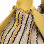 Borsa Shopper in Cotone Giallo